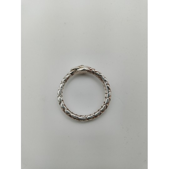 Bague Ouroboros en argent